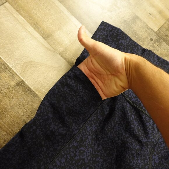 Athleta Salutation Stash Pocket Gravel Tight Leggings Women’s 1X Blue Black - Picture 13 of 13